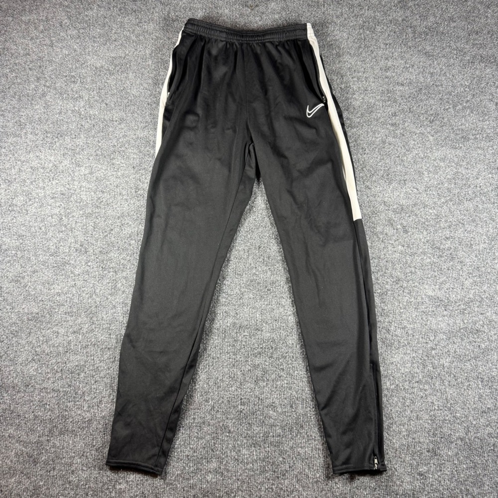 Nike Academy Track Pants Mens Small Black White AO1489-010 Soccer Joggers